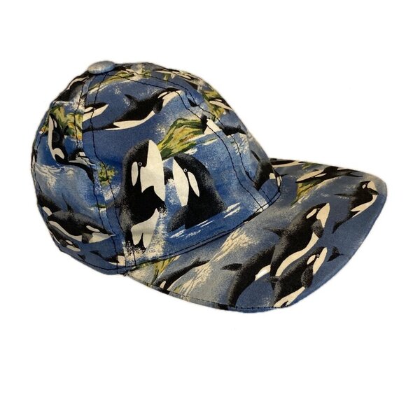 Vintage Orca Killer Whale Made In USA Snapback Hat Infiniti Chic OSFM - Picture 7 of 7